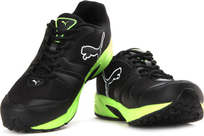 Puma Strike Fashion II DP Men Running Shoes For Men(Black), Black-green gecko-white
Puma Strike Fashion II DP Men Running Shoes For Men(Black), Black-green gecko-white