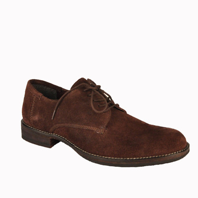 Salt N Pepper Ray Brown Suede Lace Up Casual Shoes For Men(Brown