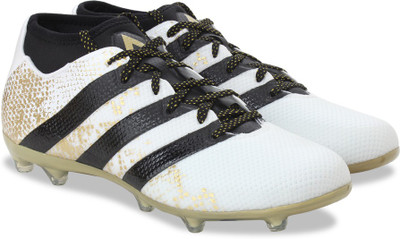 ADIDAS ACE 16.2 PRIMEMESH FG/AG Football Shoes For Men(Multicolor, Ftwwht/cblack/goldmt
ADIDAS ACE 16.2 PRIMEMESH FG/AG Football Shoes For Men(Multicolor, Ftwwht/cblack/goldmt