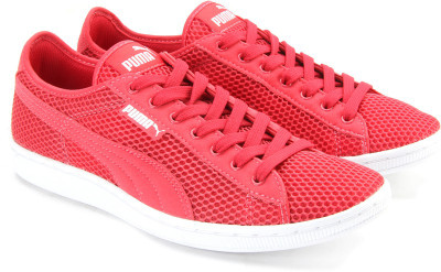 Puma Puma Vikky Mesh Sneakers For Women(Red, Geranium