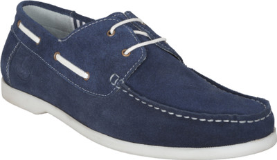 Bacca Bucci Boat Shoes For Men(Blue