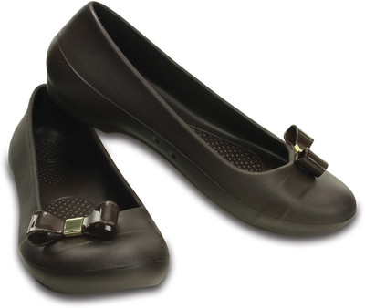 Crocs Women Brown Flats