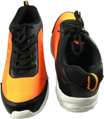 kacy Running Shoes For Men(Black, Orange
