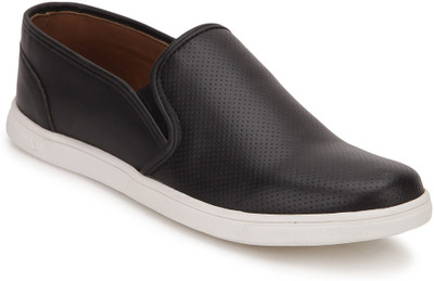 Knotty Derby Terry Plimsolls Loafers For Men(Black