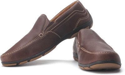 Clarks Latch Port Loafers For Men(Brown, Ebony leathe