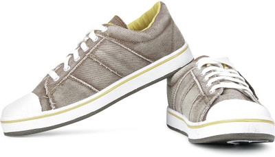 Sparx SM-83 Sneakers For Men(Yellow, Brown), Brown yellow