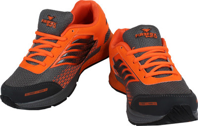 Firefox Running Shoes For Men(Grey), Gry/red