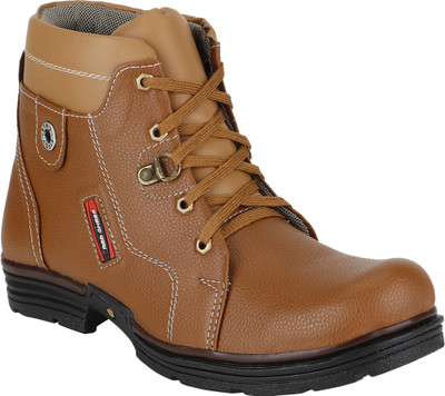 Knight Ace Long Boots For Men(Tan