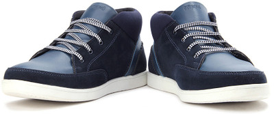 Flippd Mid Ankle Sneakers For Men(Navy, Blue