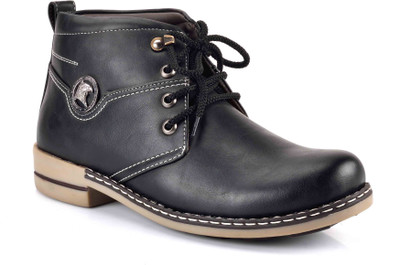 Levanse Daily wear boots Boots For Men(Black, Matte black