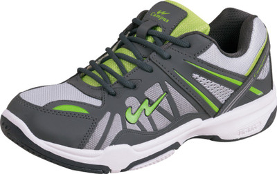 Campus Flag Running Shoes For Men(Silver), Grey