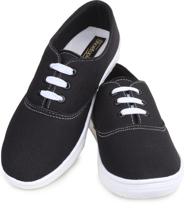 Shoetopia Canvas Shoes For Women(Black