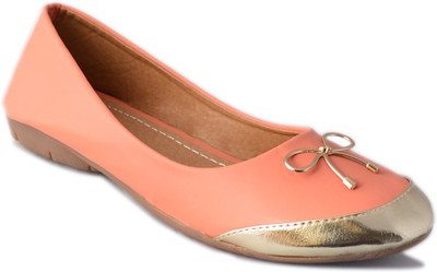 Myra Party Wear Bellies For Women(Orange), Coral