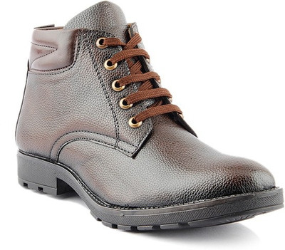 DK Derby Kohinoor Brown Boots For Men(Brown)