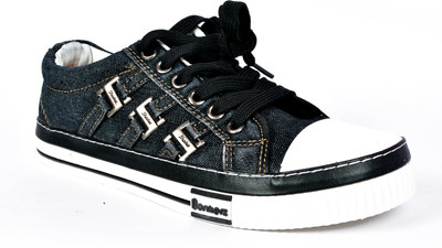 BBBonkerz Canvas Casuals Canvas Shoes For Men(Black
