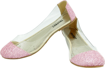 Tryfeet Transparent Bellies For Women(Pink