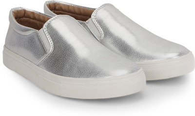 Chemistry Metallic Slip On For Women(Silver