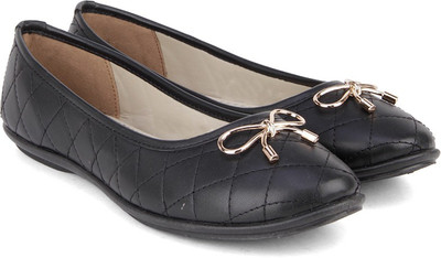 Bata TIE BUCKLE Bellies For Women(Black