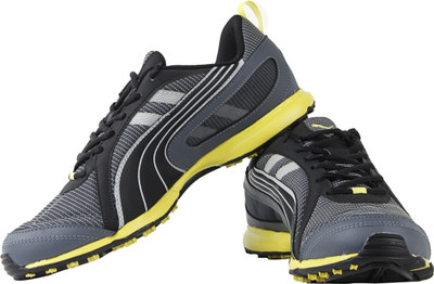 Puma Sienna DP Running Shoes For Men(Grey, Black & turbulence