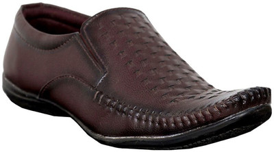Adjoin Steps Party Wear For Men(Brown)