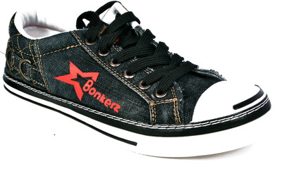 BBBonkerz Canvas Casuals Canvas Shoes For Men(Black)