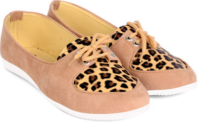 Sam Stefy Canvas Shoes For Women(Tan), Camel