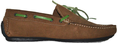 Sa'cuir Genuine Leather Casual / Driving Loafers For Men(Brown