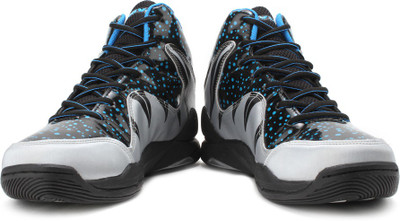 Nivia Heat Basketball Shoes For Men(Grey, Black;grey