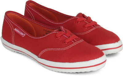 North Star KETHYL LACEUP Slip On For Women(Red