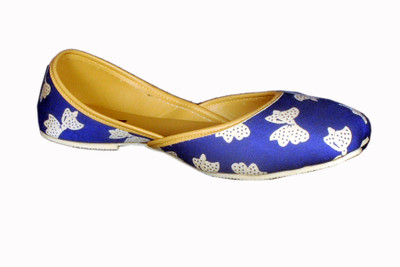 Paavdi Bellies For Women(Navy, Golden