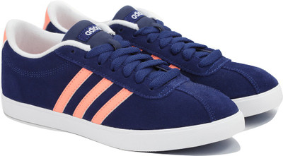 ADIDAS NEO COURTSET W Sneakers For Women(White, Uniink/sunglo/ftwwht