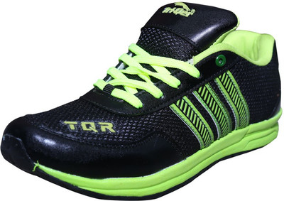 Triqer Sport Running Shoes For Men(Black, Black;parrot
