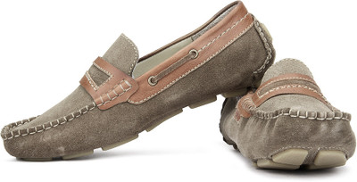 tZaro Loafers For Men(Olive, Olive tan