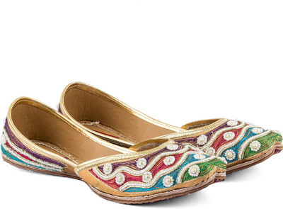 Tashi Ethnic Pearls Party Wear Multi Punjabi Jutti Mojaries Mojaris For Women(Multicolor
Tashi Ethnic Pearls Party Wear Multi Punjabi Jutti Mojaries Mojaris For Women(Multicolor