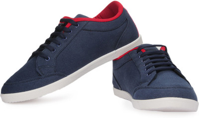 Globalite Stumble Walking Shoes For Men(Red, Navy), Light navy;red