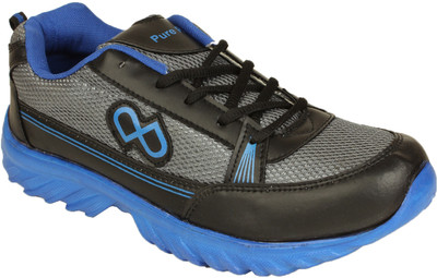Pure Play PPGSS003-Black-Grey Walking Shoes For Men(Black, Blue)