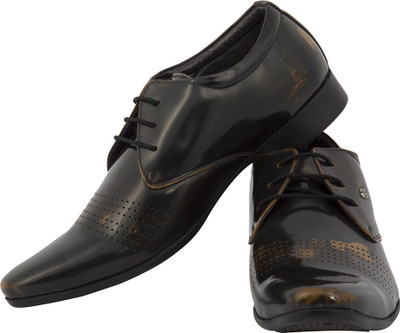 LZEE Lace Up For Men(Black