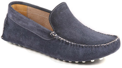 Araanha Driving Loafers For Men(Blue, Dark blue