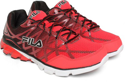 Fila Running Shoes For Men(Red), Fla rd/blk