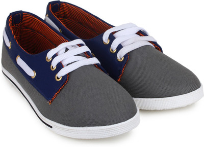 Shoetopia Canvas Shoes For Women(Grey)