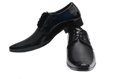 Shoe Striker Lace Up Shoes For Men(Black)