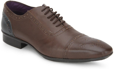 Knotty Derby Tc Brogue Party Wear Shoes For Men(Brown, Blue