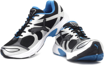 Puma Axis III Ind. Men Running Shoes For Men(Silver, Black, Blue, 01;black;puma silver;blue aster