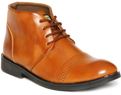 Bacca Bucci Tan Boots For Men(Tan