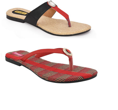 Indirang Women Multicolor Flats
