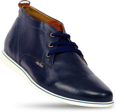 John West Oxford Casual Shoes For Men(Blue), Blue_10