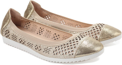 Solovoga 169-TIANPERF Ballerinas For Women(Gold