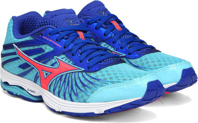 Mizuno R672B13 WAVE SAYONAR 4 (W) Running Shoes For Women(Blue, Capri/fierycoral/dazzling bue
Mizuno R672B13 WAVE SAYONAR 4 (W) Running Shoes For Women(Blue, Capri/fierycoral/dazzling bue