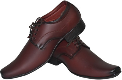 Human Steps Tan Lace Up For Men(Tan)