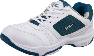 Campus Roter Walking Shoes For Men(White), Green